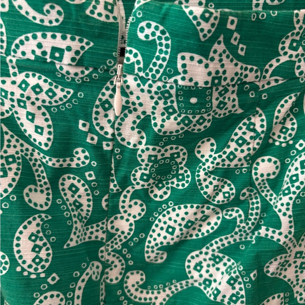 Boden Green Paisley Skirt - Picture 6 of 6